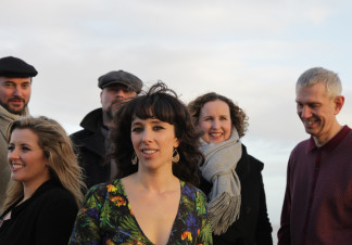The members of 9 Bach smiling